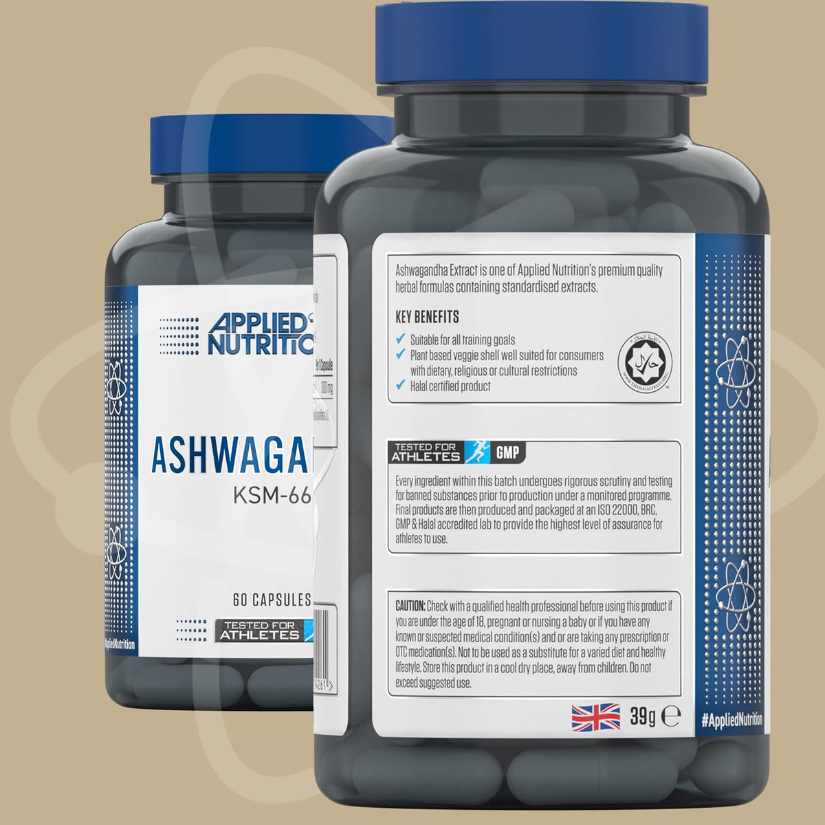 Applied Nutrition Ashwagandha KSM-66 - 60 Capsules
