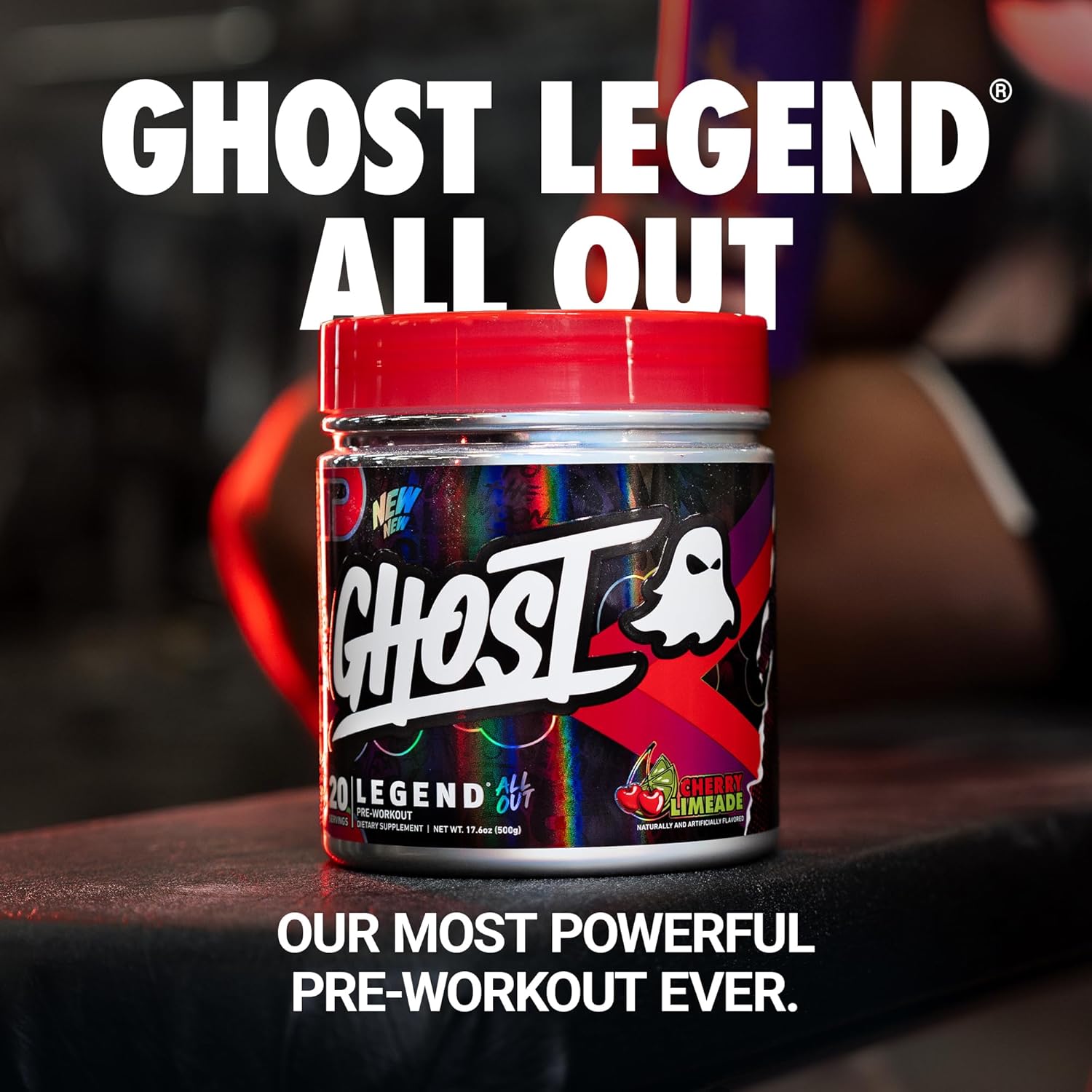 Ghost Legend Pre-Workout Powder 500g - 20 serving - Clearance Sale