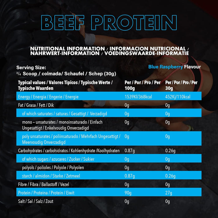 NXT Nutrition Beef Protein Isolate 540g, 18 serving