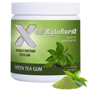 XyloBurst Xylitol Green Tea Chewing Gum - 100 pieces