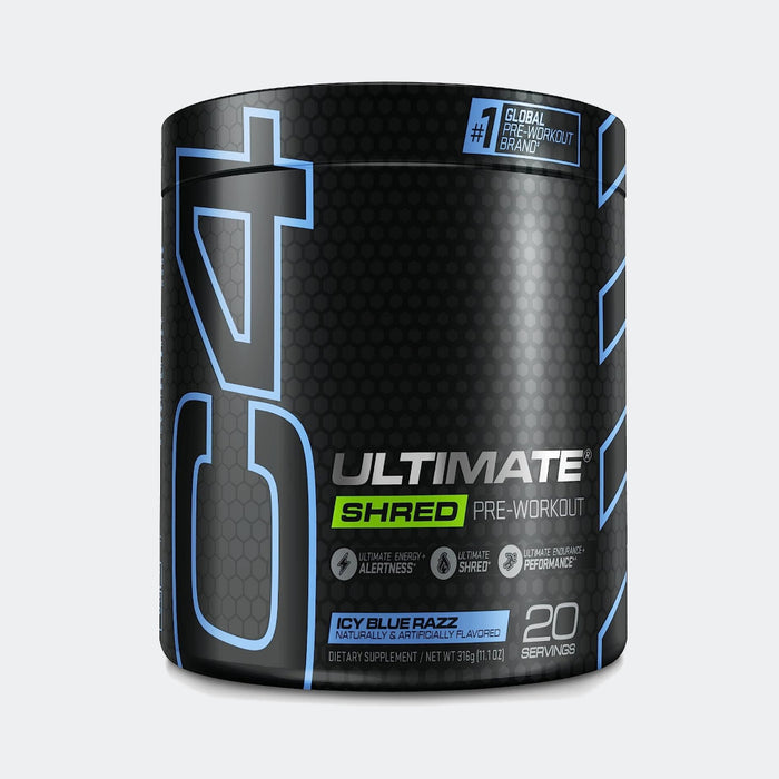 Cellucor C4 Ultimate Shred Pre Workout Powder 20 Servings, Fat Burner