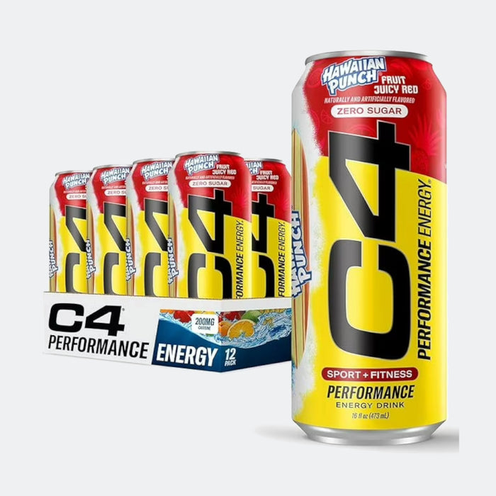 Cellucor C4 Carbonated Zero Sugar Pre Workout Energy Drink 16 Fl oz, Pack of 12