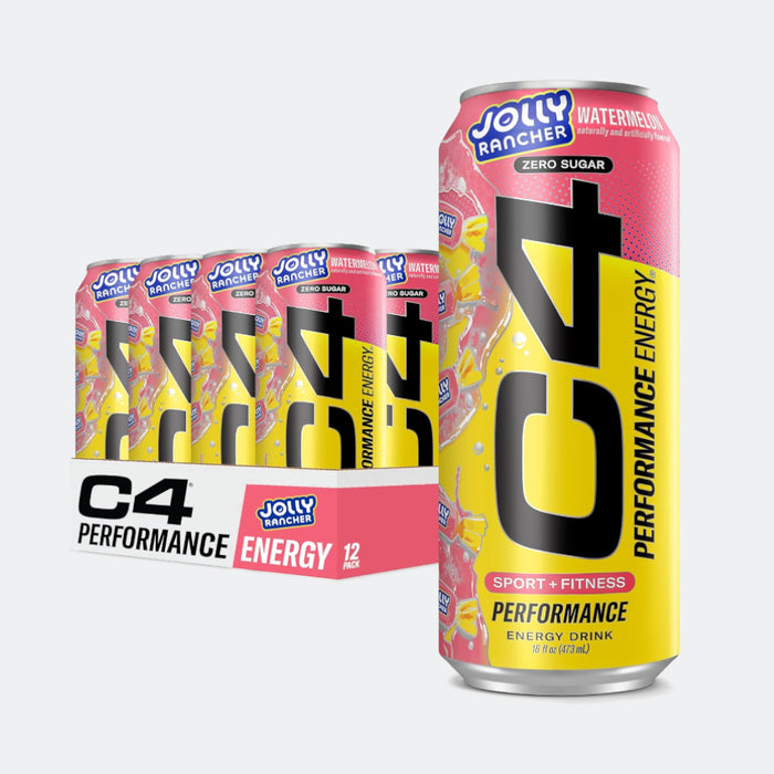 Cellucor C4 Carbonated Zero Sugar Pre Workout Energy Drink 16 Fl oz, Pack of 12