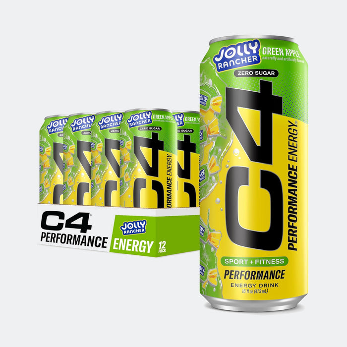 Cellucor C4 Carbonated Zero Sugar Pre Workout Energy Drink 16 Fl oz, Pack of 12