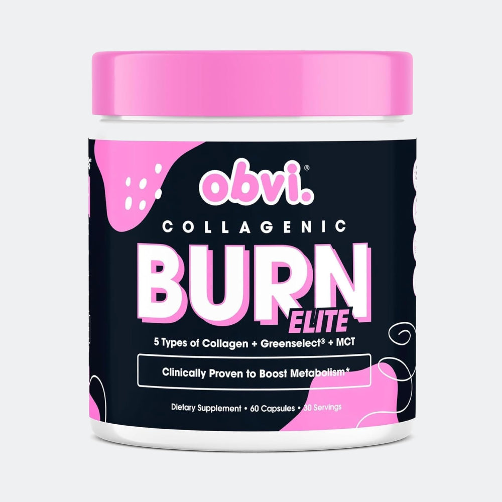 Obvi Collagenic Burn Elite - Thermogenic Fat Burner Supplement for Weight Loss, 60 Capsules