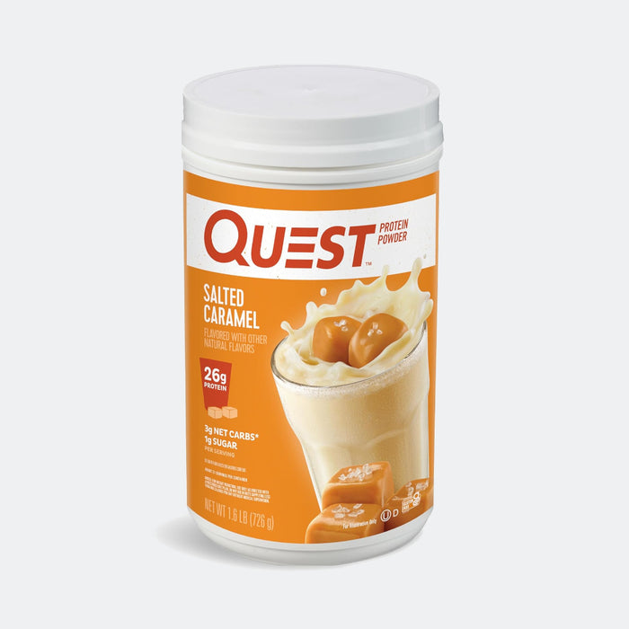 Quest Nutrition Salted Caramel Protein Powder, 1.6lb, 24 servings