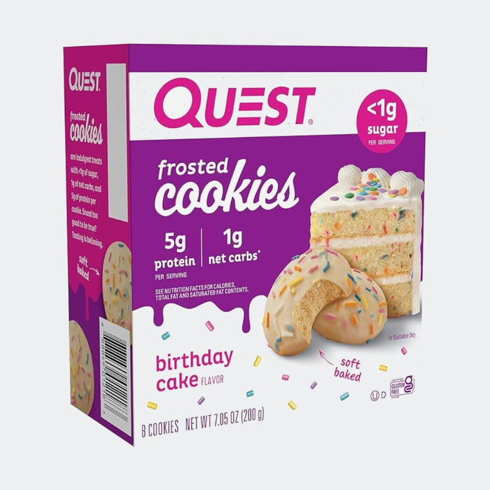 Quest Frosted Cookies 200g (Pack of 8)