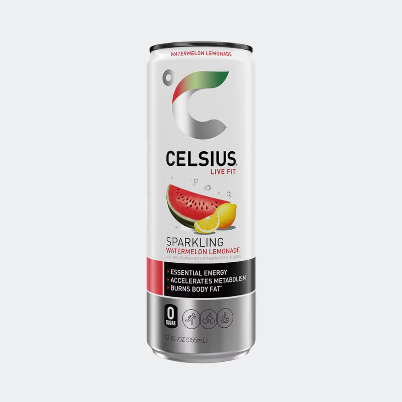 CELSIUS Fitness Drink 12oz Slim Can 12 Pack, Zero Sugar for Men & Women
