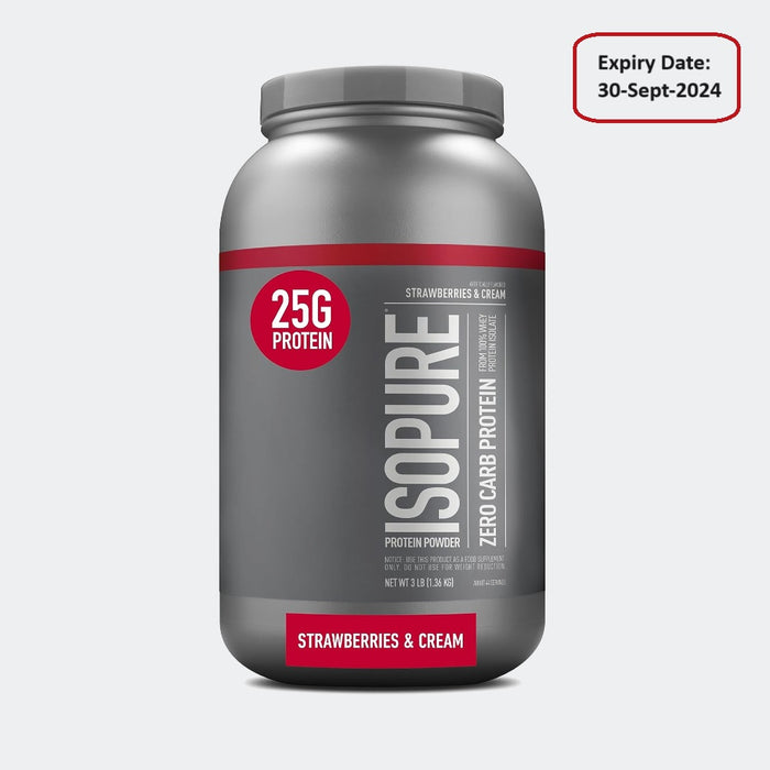 Isopure Zero Carb Protein Powder, 25g Of Protein From 100% Whey Protein Isolate