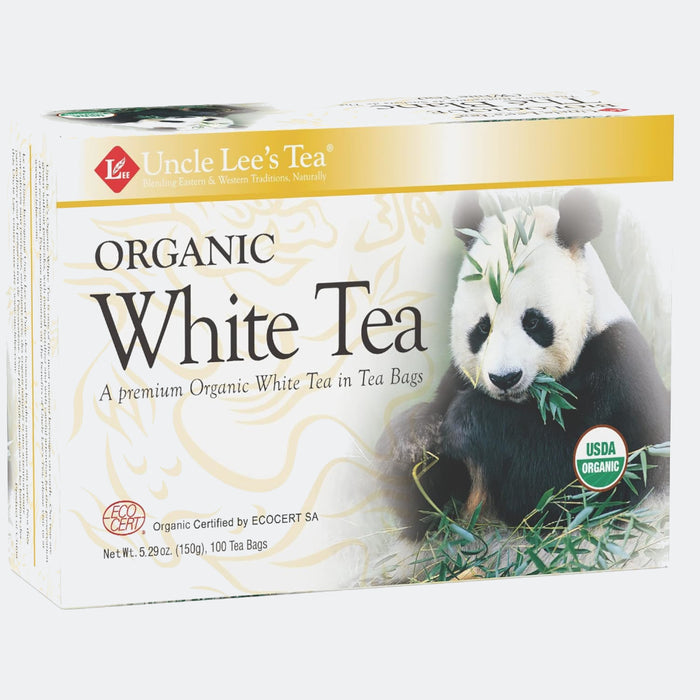 Uncle Lee’s Organic White Tea, 100 Tea Bags, 5.29Oz