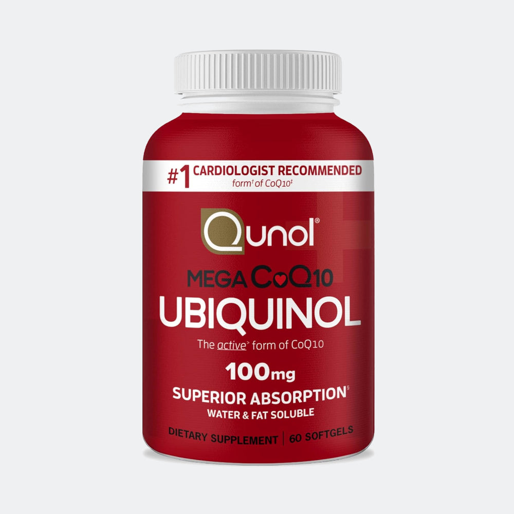 Qunol, Mega CoQ10 Ubiquinol, 100 mg, 60 Softgels