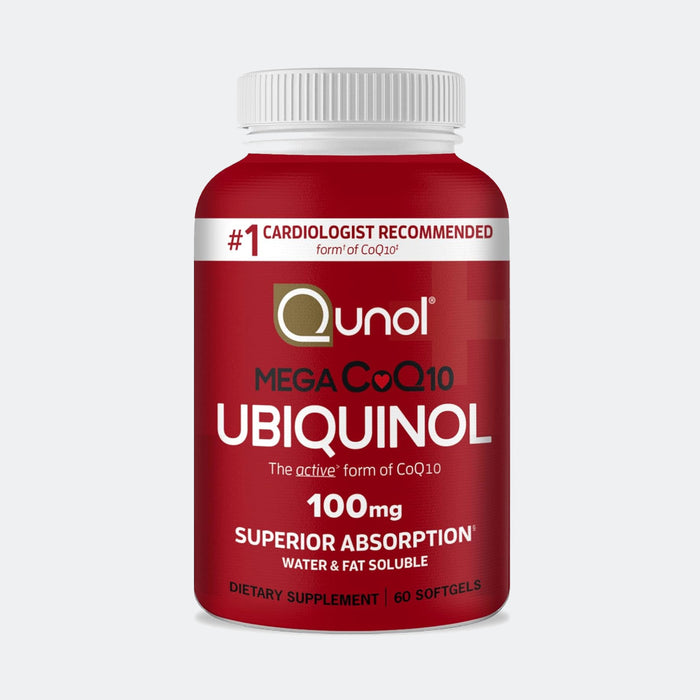 Qunol, Mega CoQ10 Ubiquinol, 100 mg, 60 Softgels