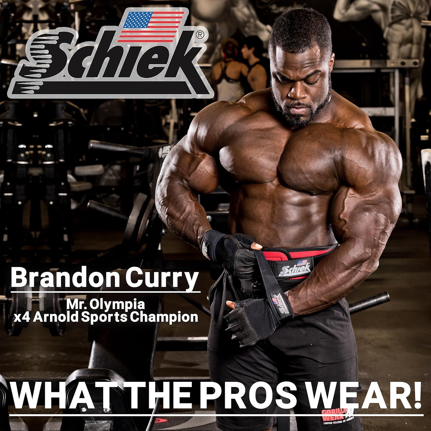 Schiek Model 540 Platinum Lifting Gloves With Wrist Support