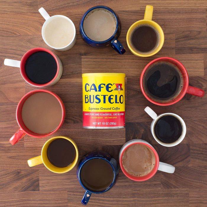 Cafe Bustelo Dark Roast Espresso Coffee, 10oz Can