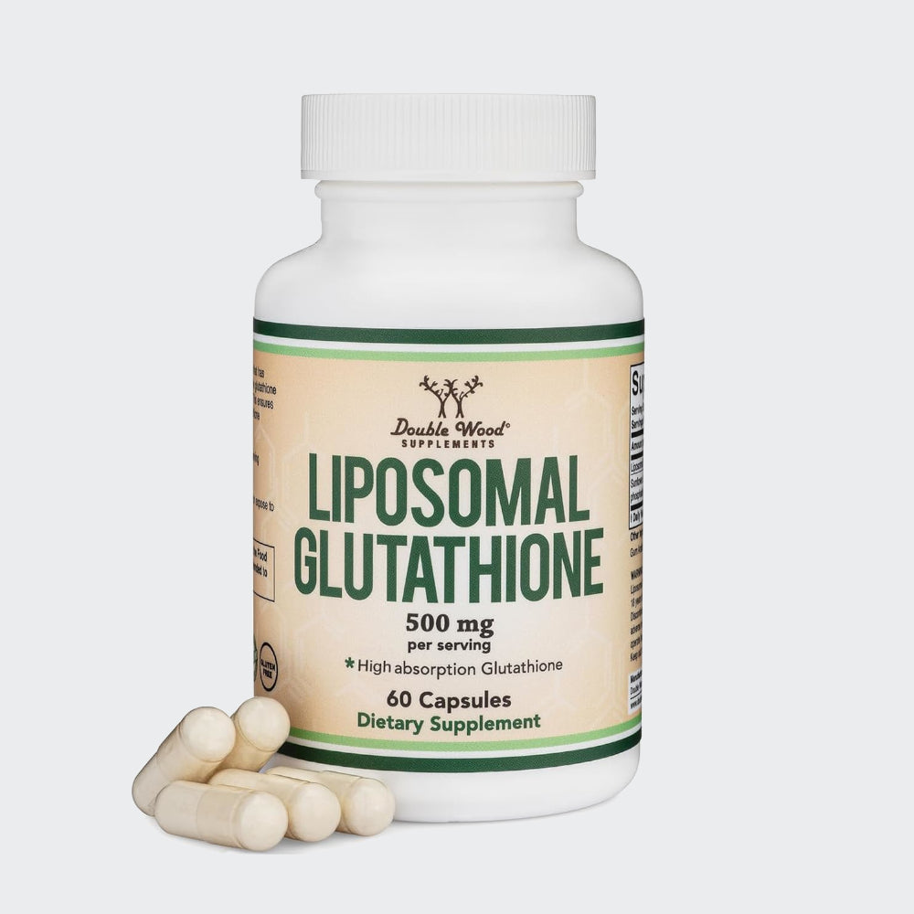 Double Wood Supplements Liposomal Glutathione 500mg - 60 Capsules