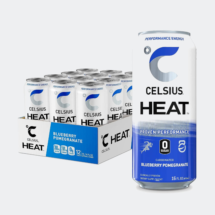 CELSIUS Fitness Drink 12oz Slim Can 12 Pack, Zero Sugar for Men & Women