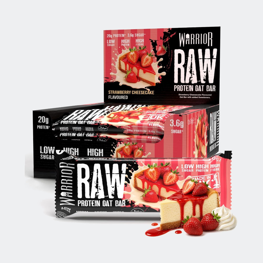 Warrior RAW Protein Oat Bar 75g - Pack of 12