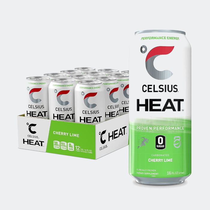 CELSIUS Fitness Drink 12oz Slim Can 12 Pack, Zero Sugar for Men & Women