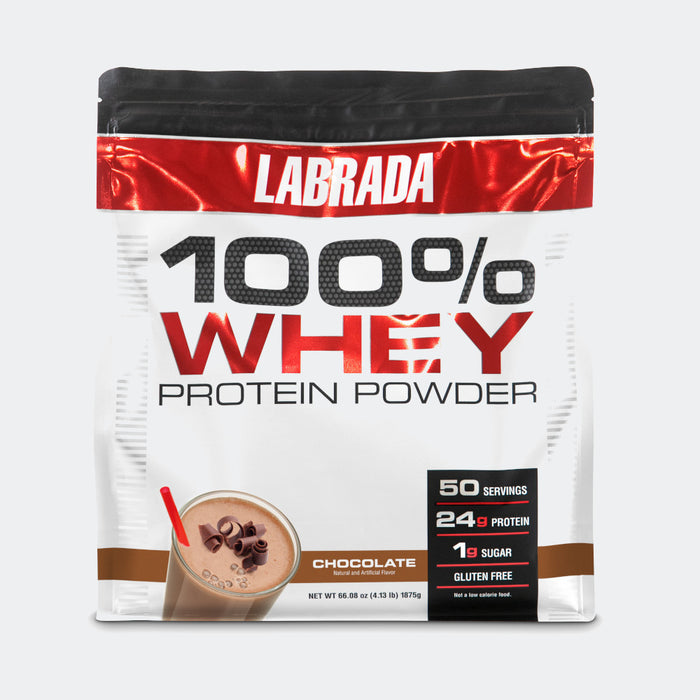 Labrada Nutrition 100% Whey Protein 50 Servings, Gluten Free 29g Protein