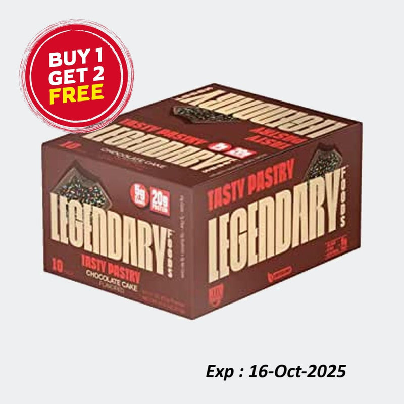 Legendary Foods Tasty Pastry 61g, Keto Friendly, High Protein Snacks (Pack of 10)
