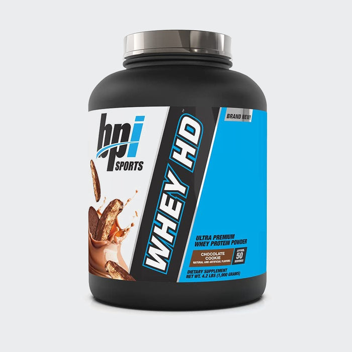 BPI Sports Whey HD Ultra Premium Protein Powder With 25g Protein Per Scoop