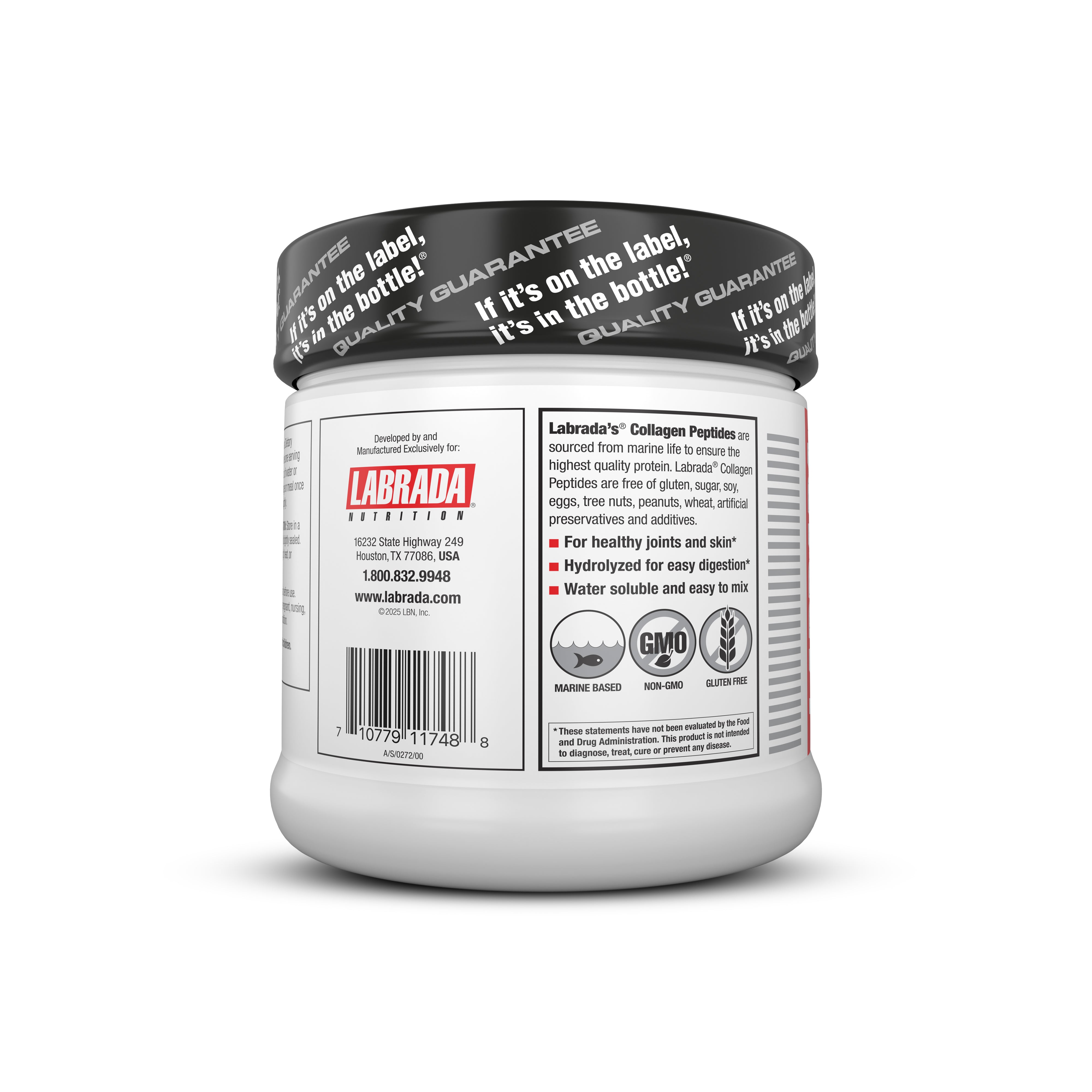 Labrada Marine Collagen Peptides, Unflavoured - 300g
