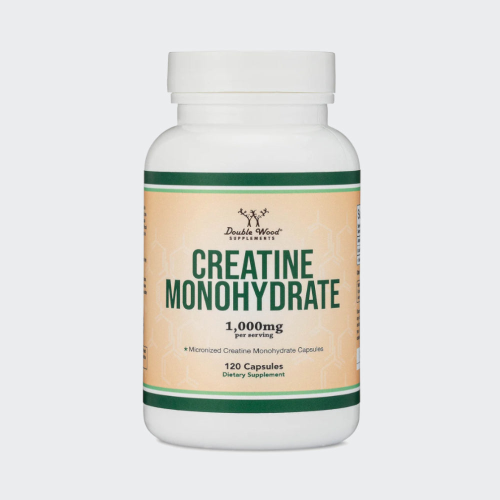 Double Wood Supplements Creatine Monohydrate 1000mg - 120 Capsules
