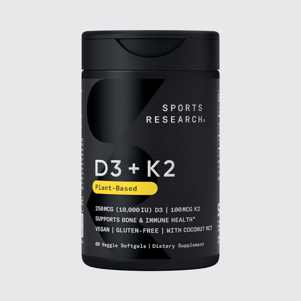 Sports Research Vitamin D3 + K2 10000iu - 60 softgels