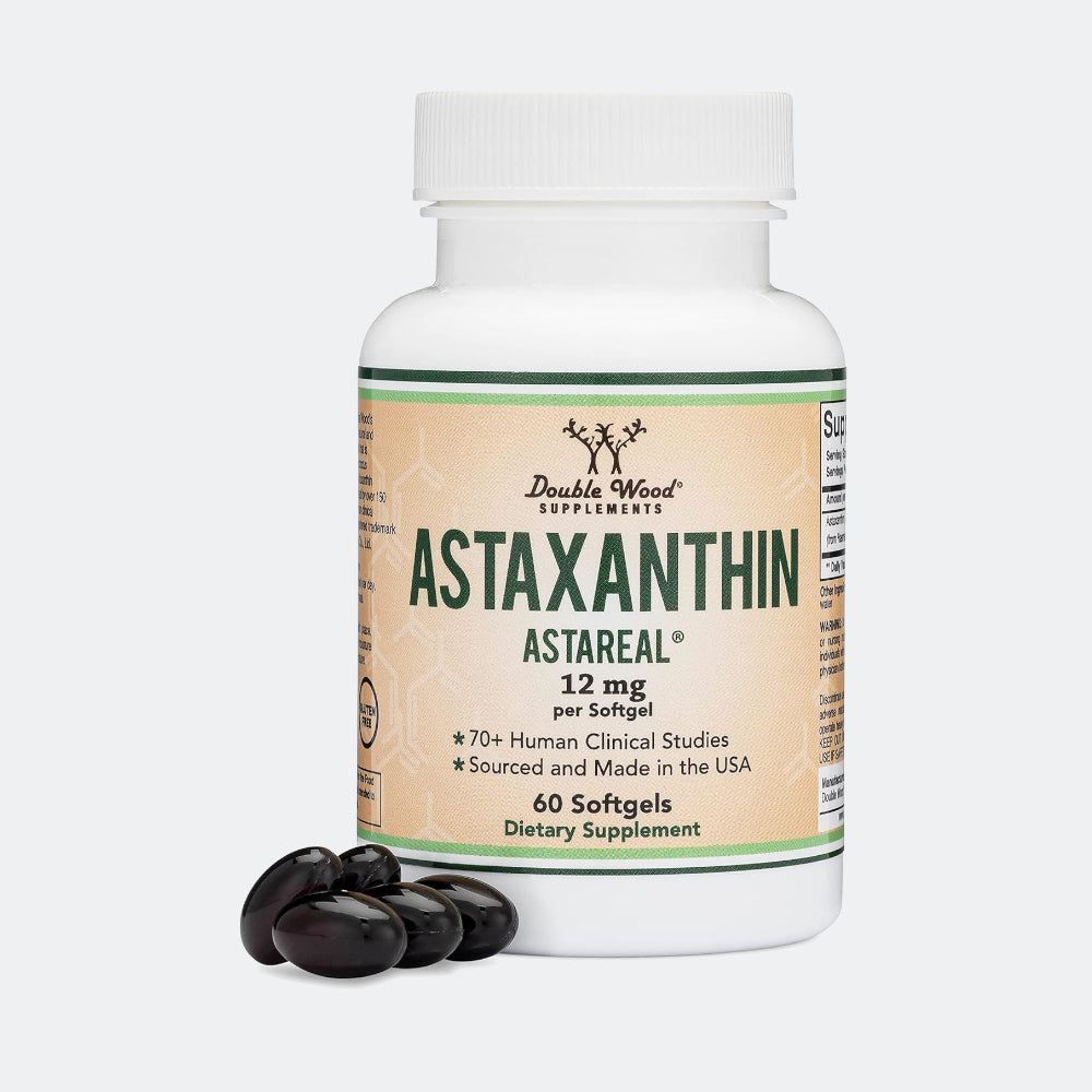 Double Wood Supplements Astaxanthin 12mg - 60 softgels