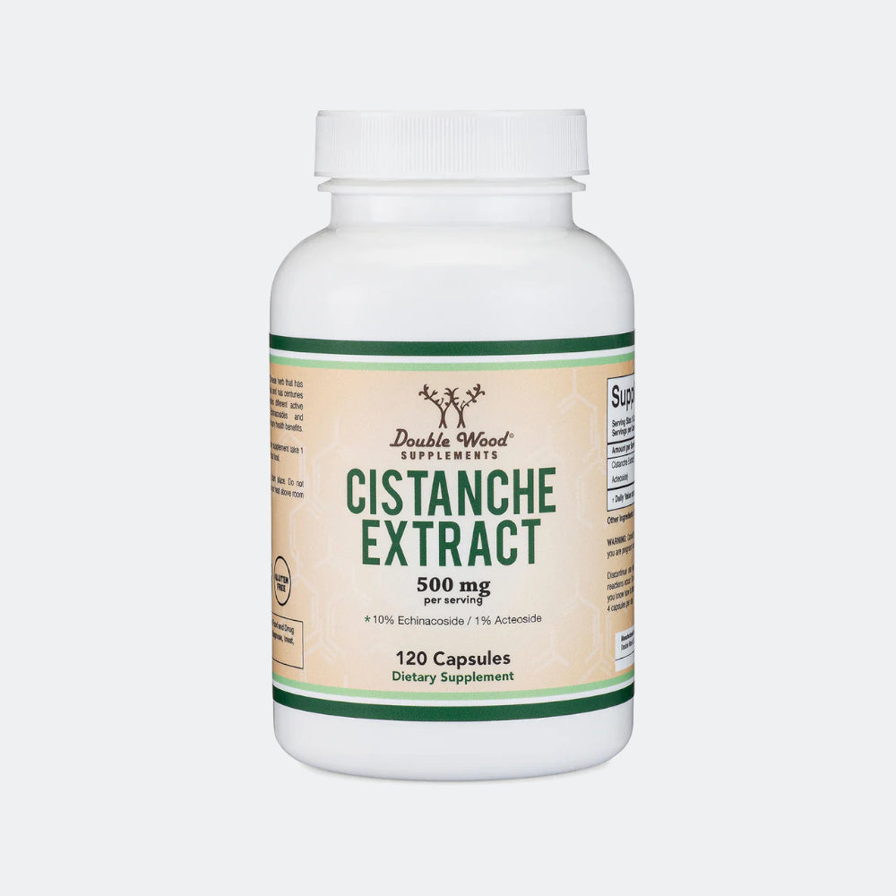 Double Wood Supplements Cistanche Extract 500mg - 120 Capsules