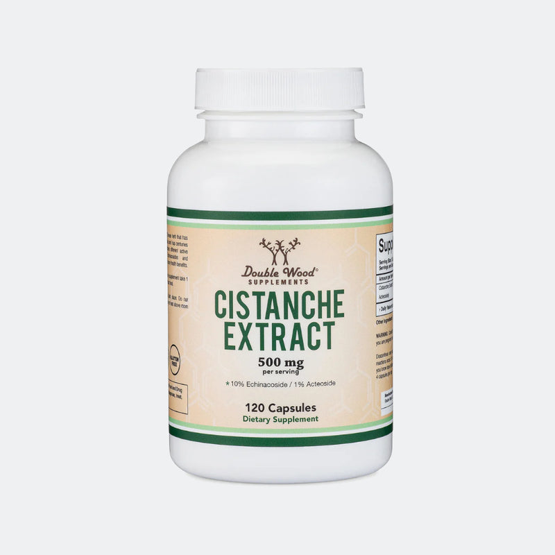 Double Wood Supplements Cistanche Extract 500mg - 120 Capsules