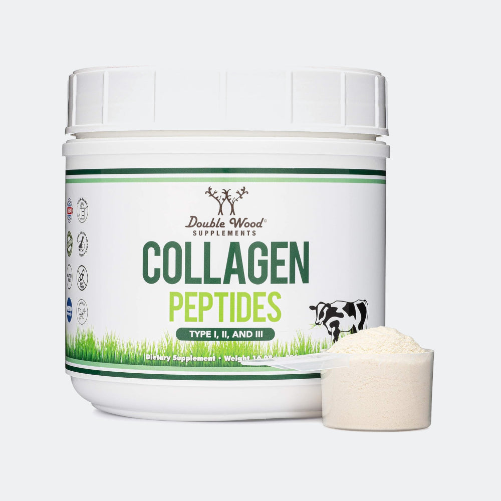 Double Wood Supplements Hydrolyzed Collagen Peptides 38 serving - 456g