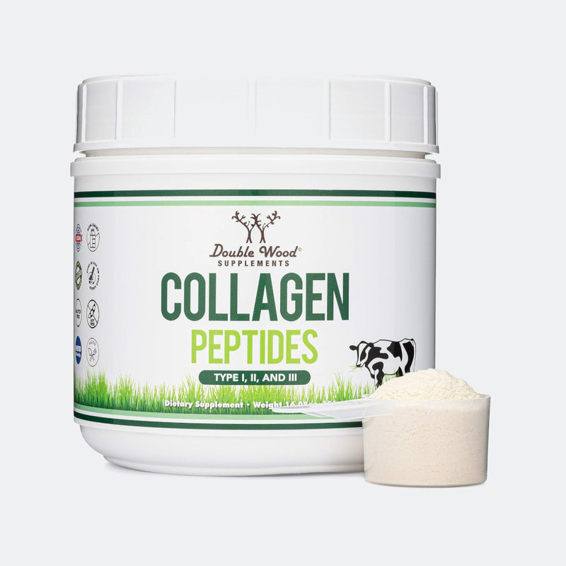 Double Wood Supplements Hydrolyzed Collagen Peptides 38 serving - 456g