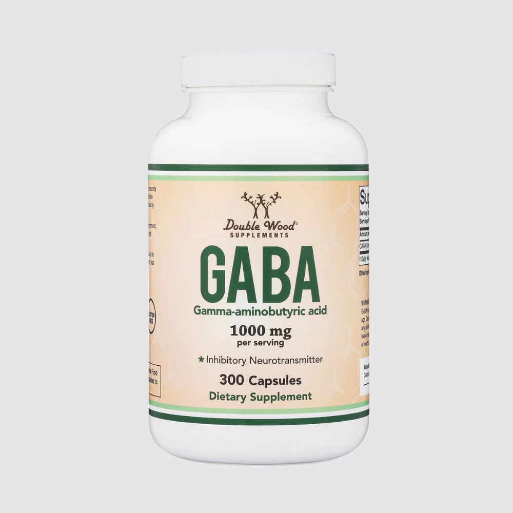 Double Wood Supplements GABA 1000mg - 300 Capsules