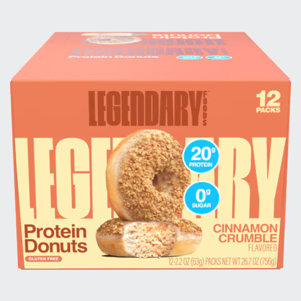 Legendary Foods Protein Donuts 72g (Pack of 8) - 2 Donuts per Pack - Clearance Sale