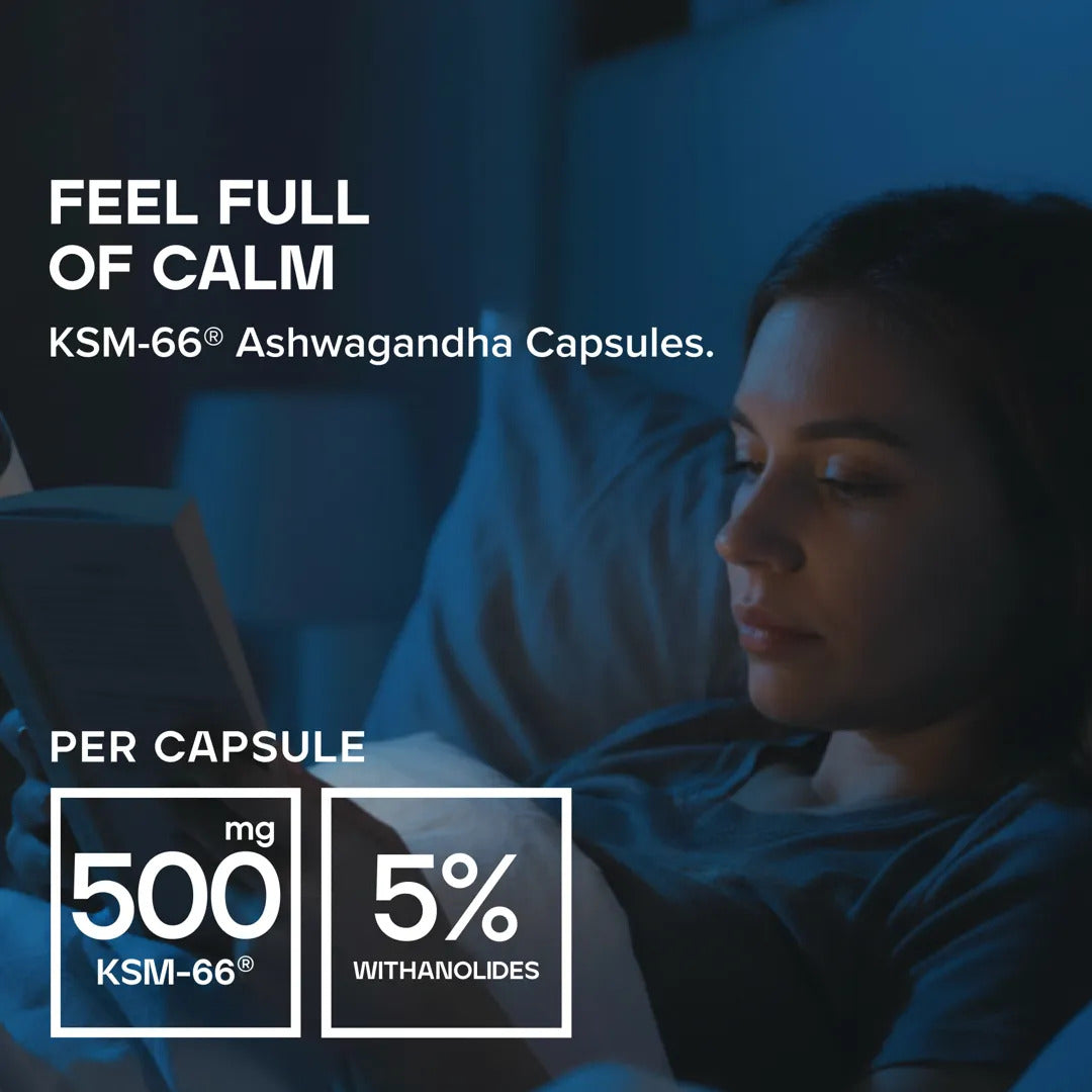 Bulk Ashwagandha KSM-66 500mg Capsules