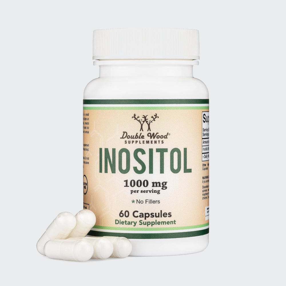 Double Wood Supplements Inositol Supplement 1000mg - 60 Capsules