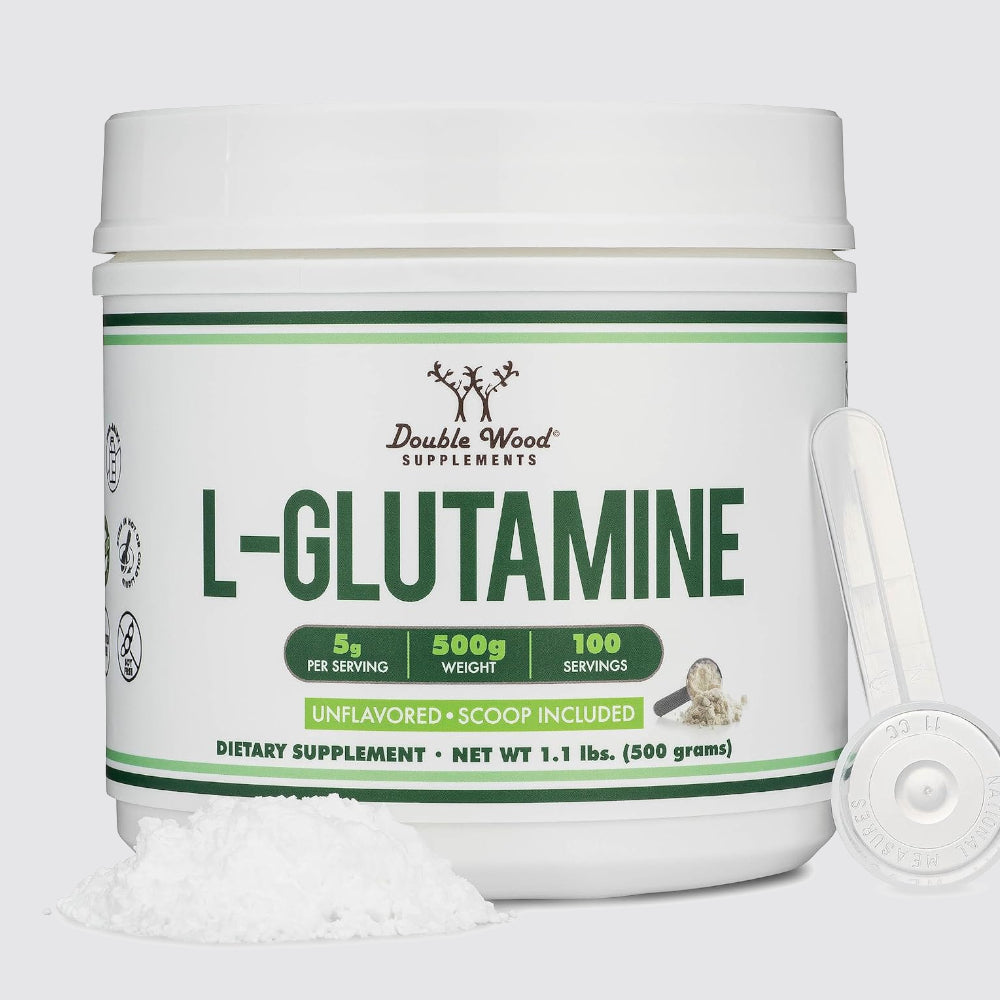 Double Wood Supplements L-Glutamine 1.1lb - Unflavoured