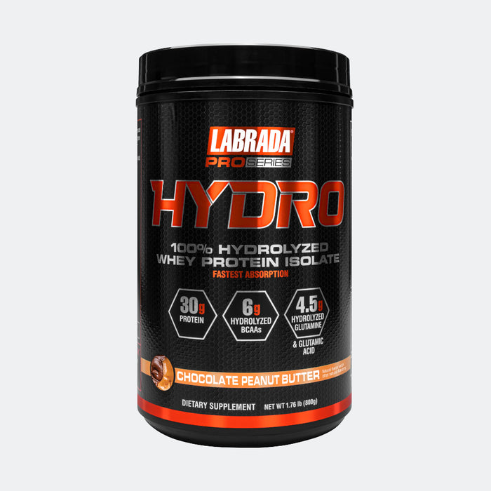 Labrada PRO SERIES HYDRO 100% Hydrolyzed Whey Protein Isolate, 1.7lb