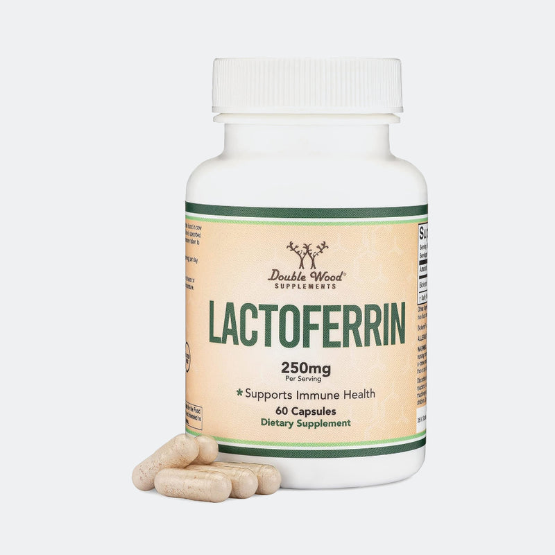 Double Wood Supplements Lactoferrin 250mg - 60 Capsules