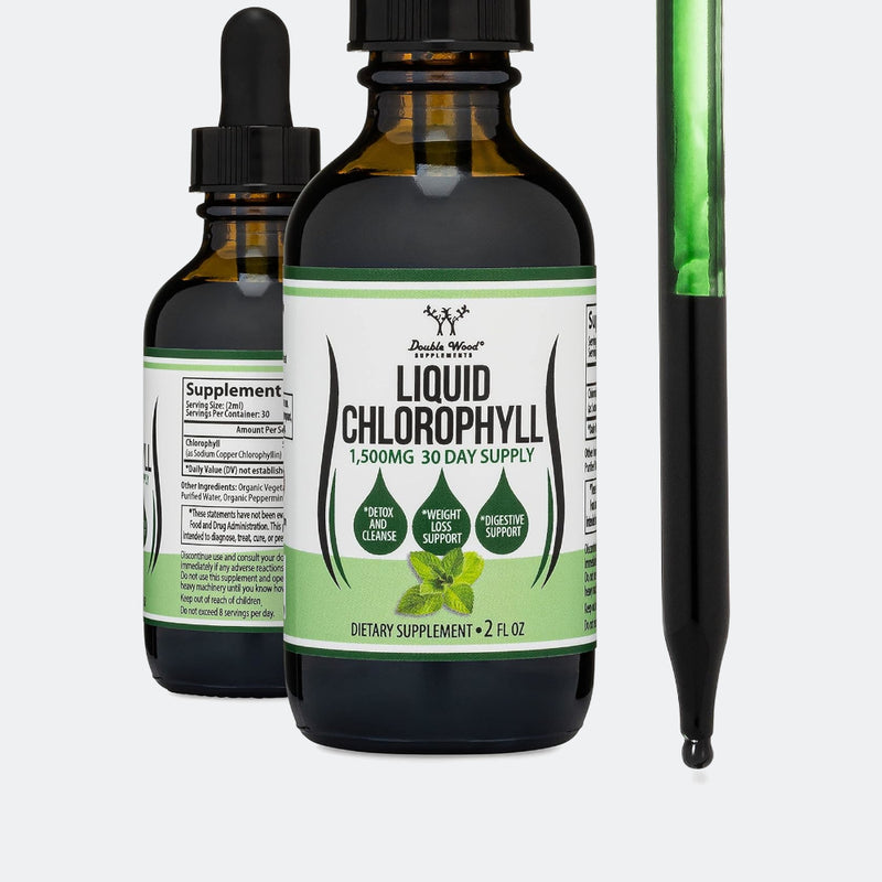 Double Wood Supplements Liquid Chlorophyll Drops 2 Fl oz