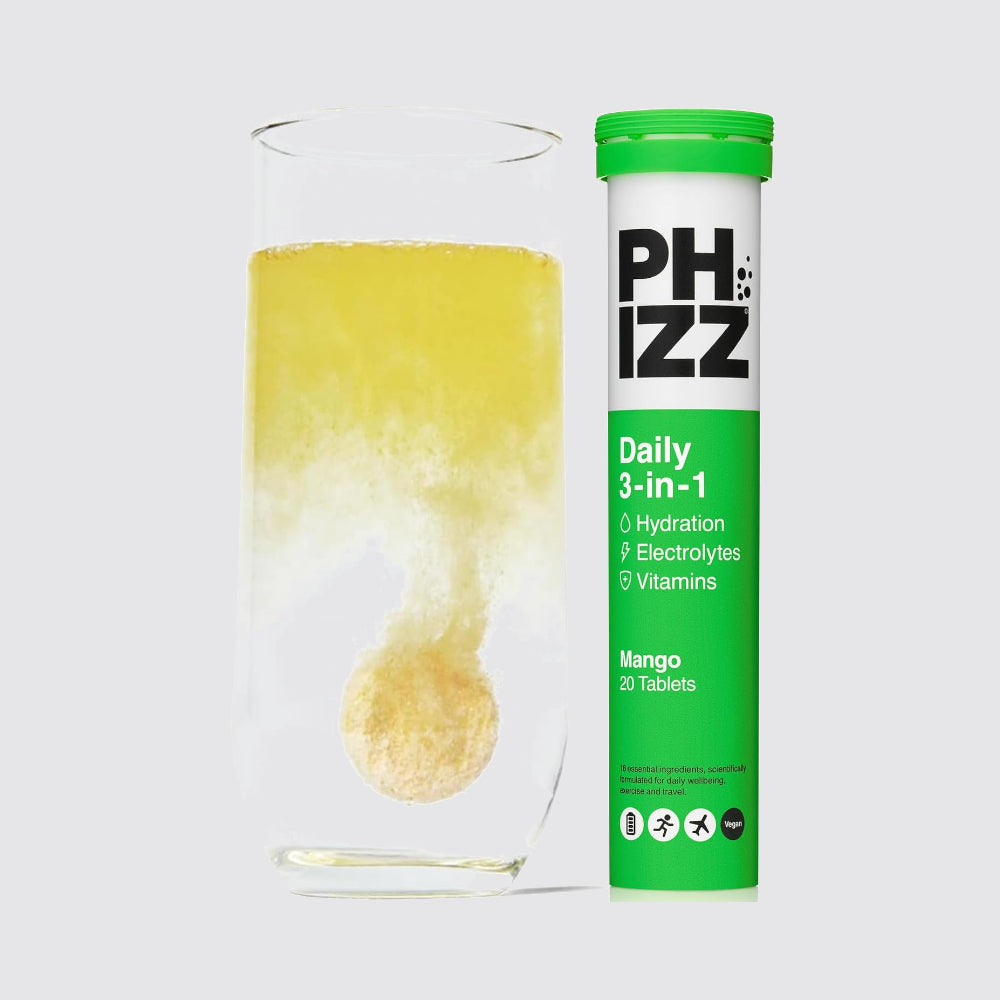 Phizz 3-in-1 Multivitamin & Rehydration Electrolyte Effervescent - 20 Tablets