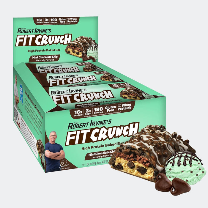 FitCrunch High Protein Baked Bar, 1.62oz (Pack of 9)