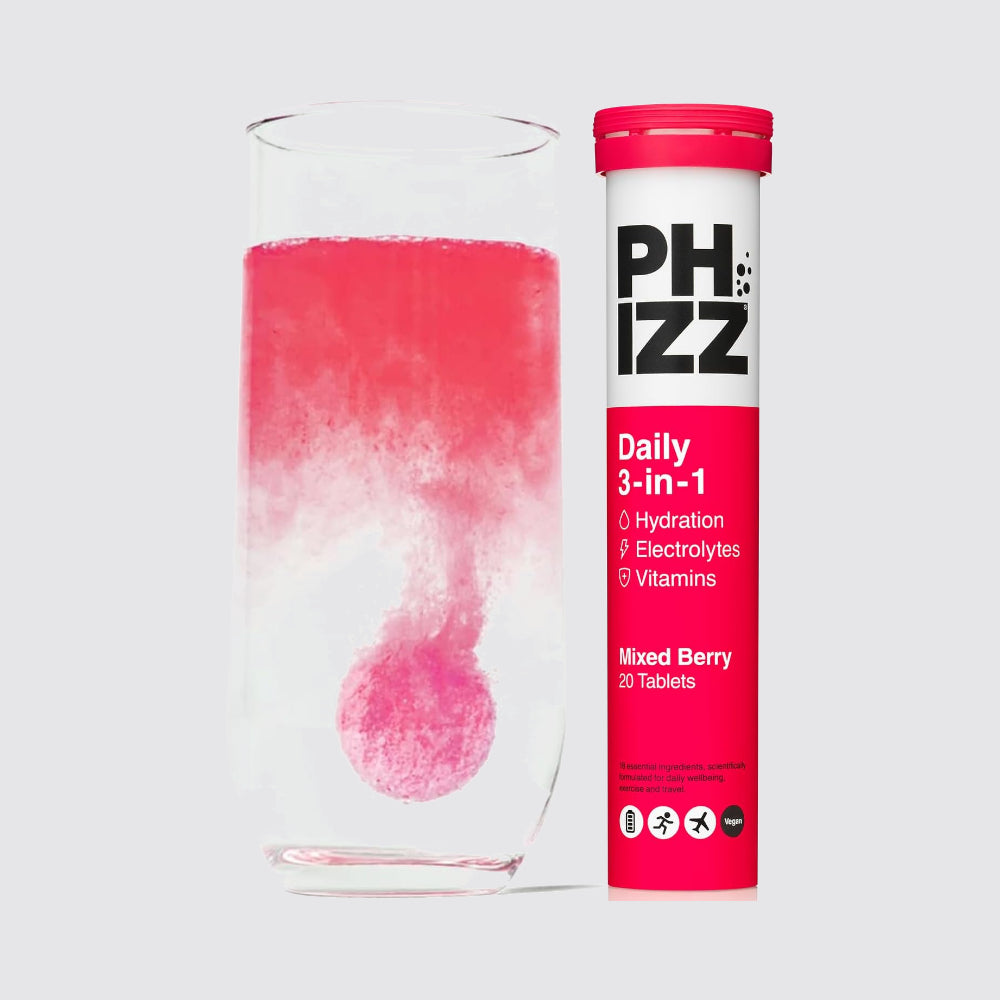 Phizz 3-in-1 Multivitamin & Rehydration Electrolyte Effervescent - 20 Tablets