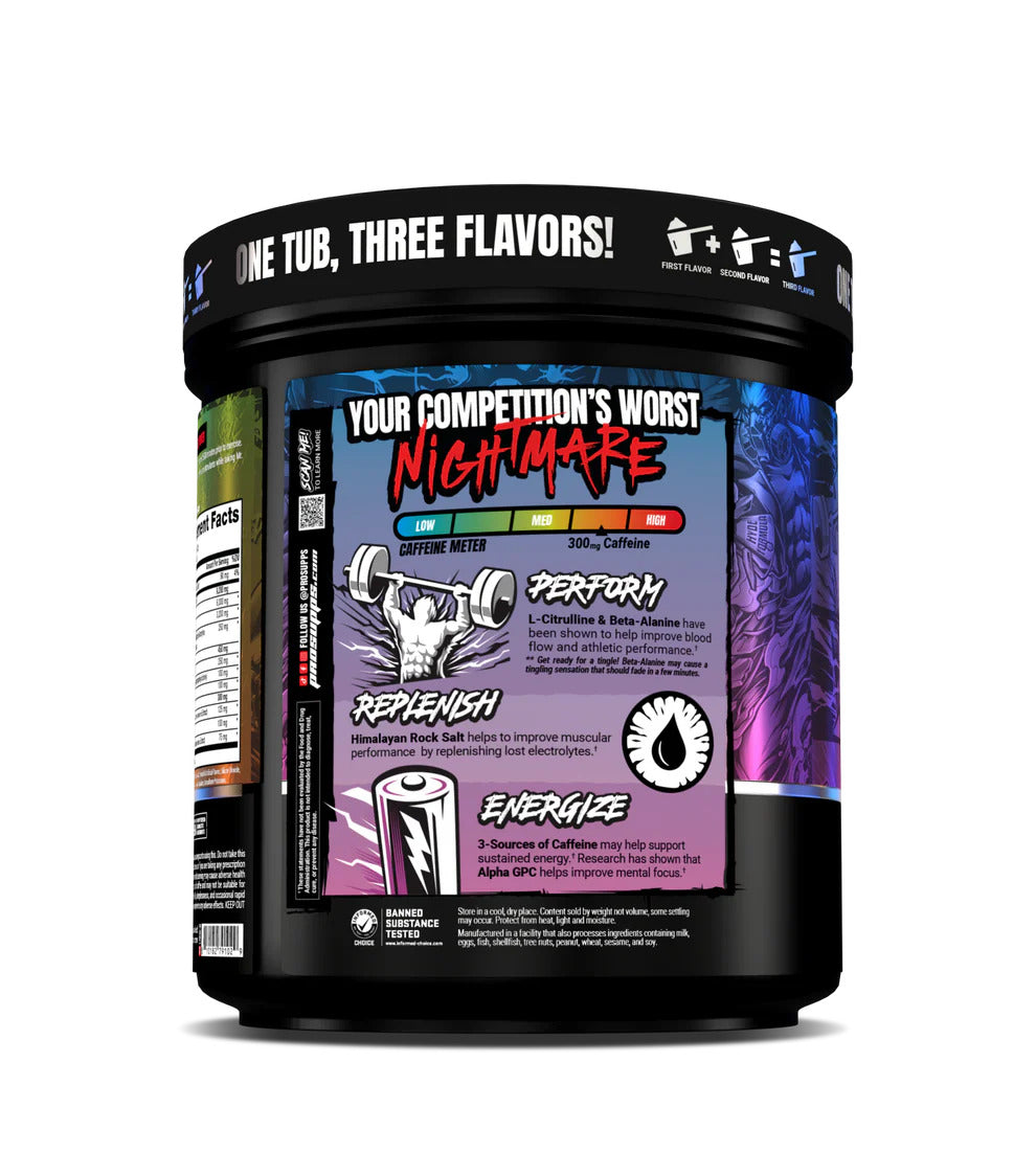 ProSupps Mr. HYDE Nightmare Dual Tub 40 serving - Sweet Candy/Sour Candy
