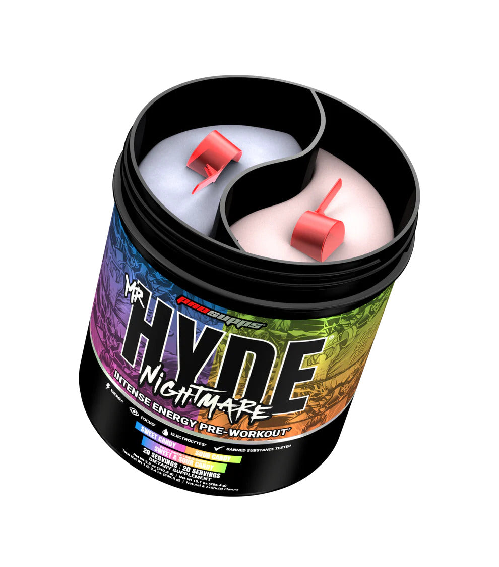 ProSupps Mr. HYDE Nightmare Dual Tub 40 serving - Sweet Candy/Sour Candy