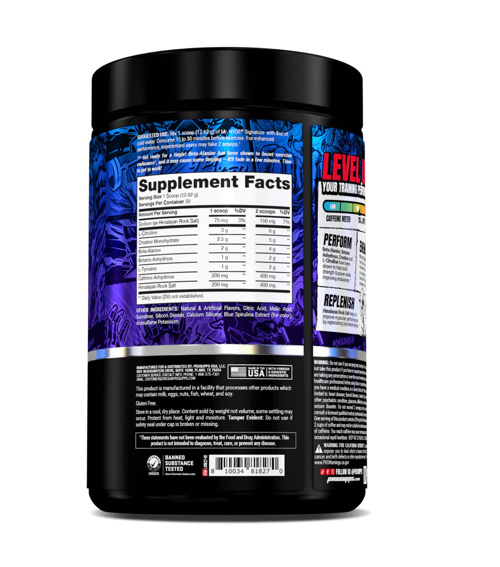 ProSupps Mr Hyde Signature Pre Workout Powder - 30 serving