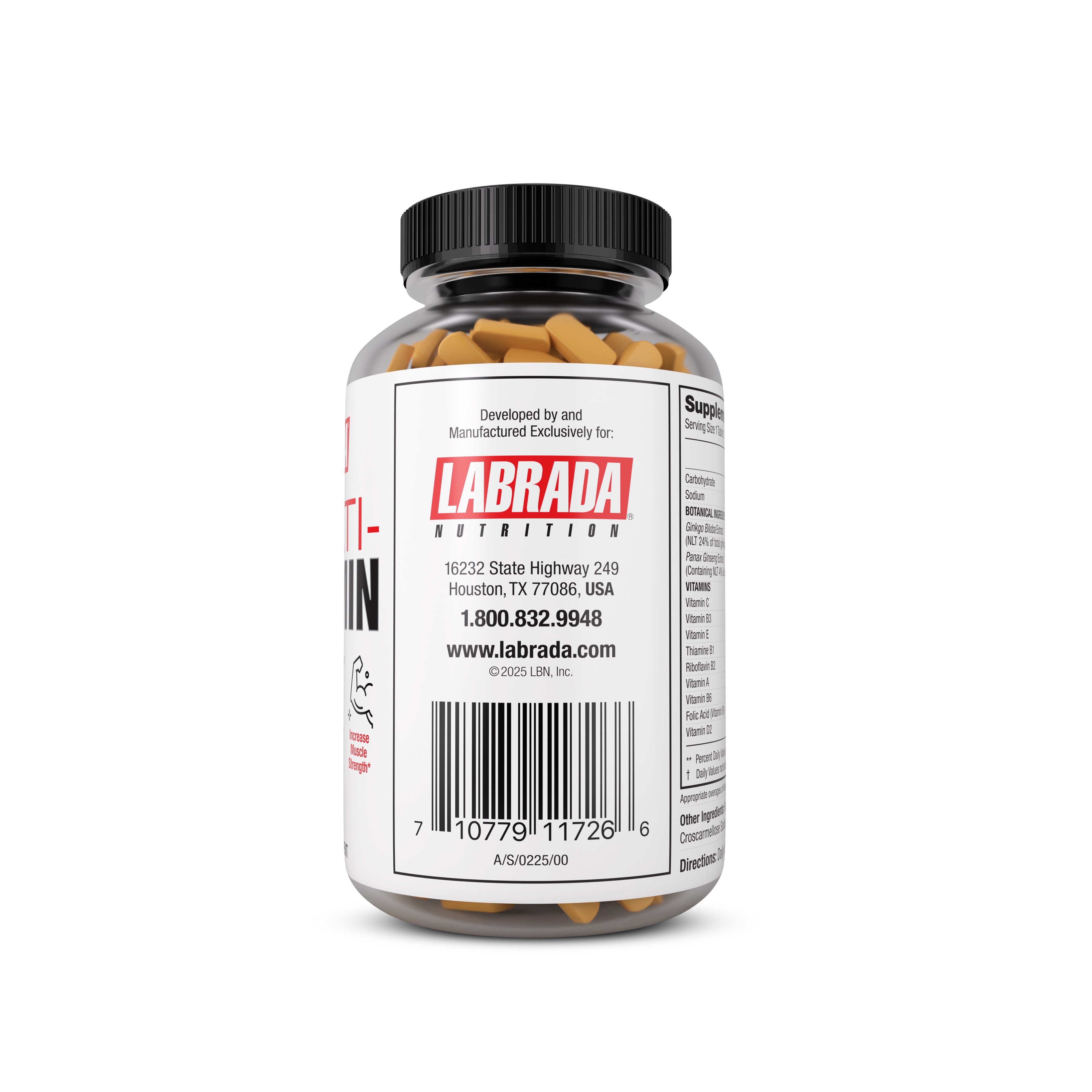 Labrada Multi-Vitamin Tablets, 60 Tabs