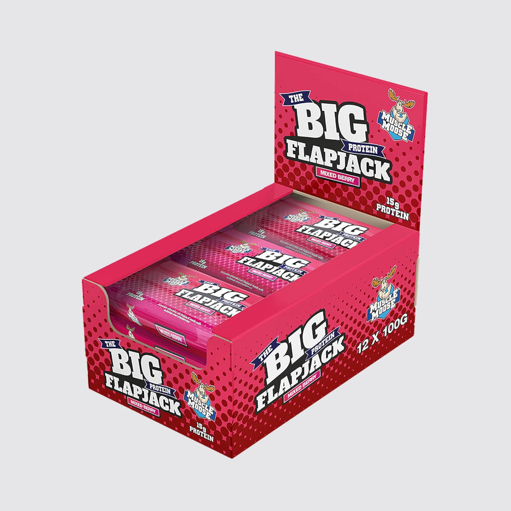 Muscle Moose Big Protein Flapjack 100g - Pack of 12