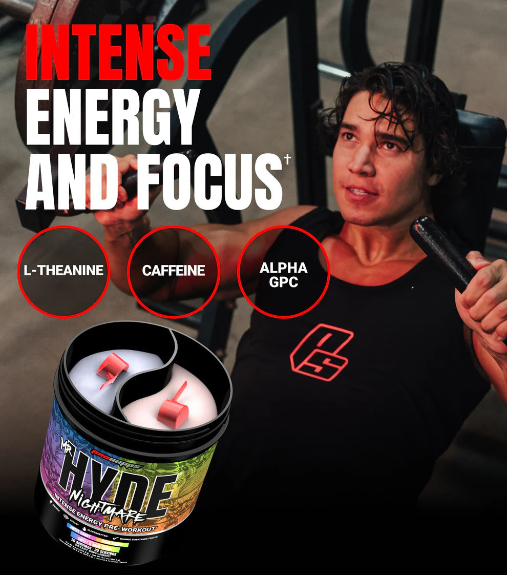 ProSupps Mr. HYDE Nightmare Dual Tub 40 serving - Sweet Candy/Sour Candy